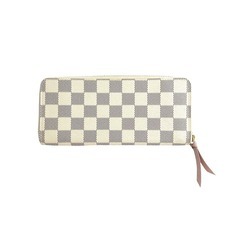ルイヴィトン N61264 長財布 ローズバレリーヌ  LOUIS VUITTON ラウンドファスナー ダミエアズールの画像