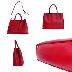 プラダ BN2775 ハンドバッグ レッド  PRADA 2wayバッグ サフィアーノの画像