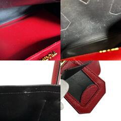 プラダ BN2775 ハンドバッグ レッド  PRADA 2wayバッグ サフィアーノの画像