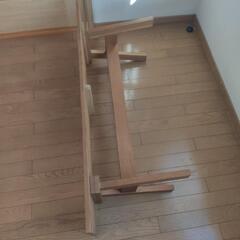 木製ベンチの画像