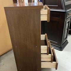 I 2509-013 木製サイドチェスト キズ汚れありの画像