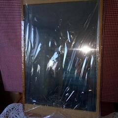 新品【木製と金属製】角長型お盆の画像