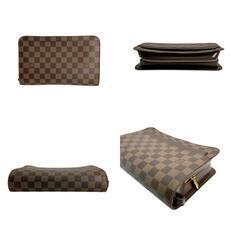 ルイヴィトン N51993 セカンドバッグ ブラウン  LOUIS VUITTON サンルイ ダミエ エベヌの画像