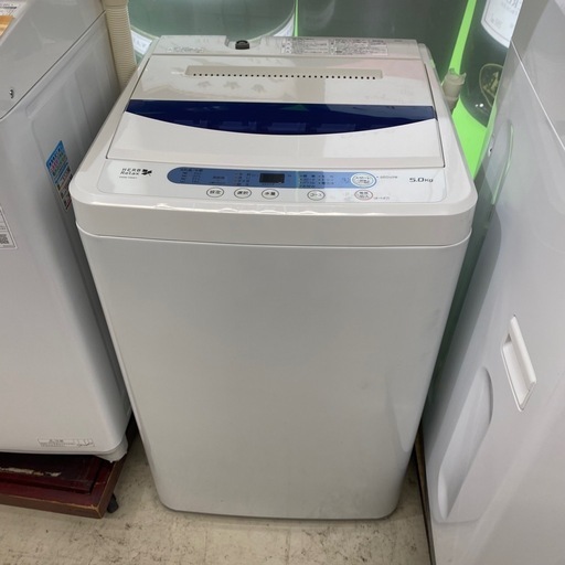 YAMADA 2018年製 YWM-T50A1 洗濯5㎏ 幅51.5×高82×奥51.5㎝ 朝霞