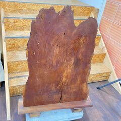 ジ382/ 1枚板 衝立 木製 欅かな？ 材質不明  DIY 木材 の画像