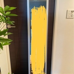 アルミ製　立てかけミラー　姿見の画像