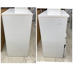 ニトリ　食器棚　キッチンカウンター　レンジ台 ホワイト 白 幅88×奥50.5×高101cm　キッチン収納　レンジ台　リサイクルショップ　朝霞市　ケイラック朝霞田島店　志木市　和光市　GM404の画像