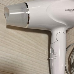 コイズミ　ヘヤドライヤー　使用感無しの画像