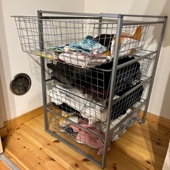 9/5来れる方のみ⭐️無印スチールラックの画像