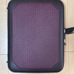 【ヴィンテージ】アタッシュケース　ハードケース　茶色　レザー　PVC　大容量の画像