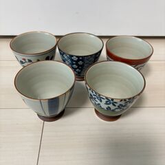 【中古】清秀 湯呑５客セットの画像