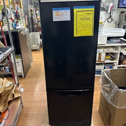 ☆ドリーム荒牧店☆ジモティー割引有☆【クリーニング済み】Panasonic/2ドア冷蔵庫/NR-BW17DJ-K/168L/2021年製