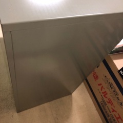 オフィス 収納家具 鍵付き キャビネット 2段 引き出し 書類棚 机 横 テーブル デスクの画像