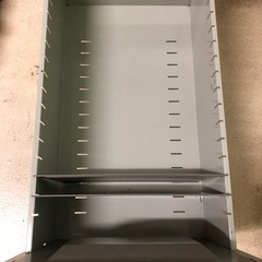 オフィス 収納家具 鍵付き キャビネット 2段 引き出し 書類棚 机 横 テーブル デスクの画像