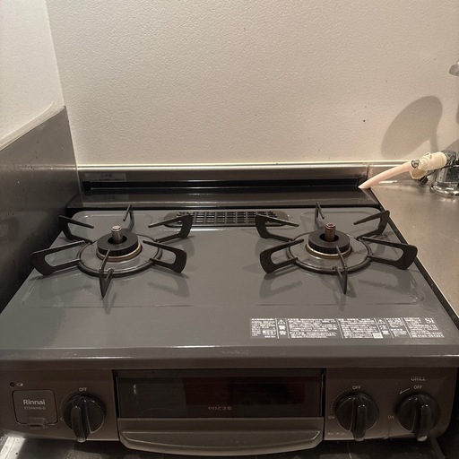 都市ガス用　ガスコンロ（2口）