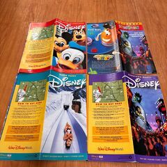 米国ディズニーワールド　ガイドマップの画像