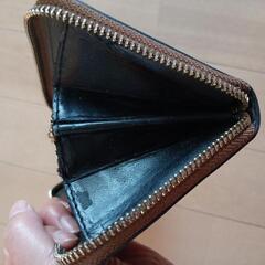 超美品（中はがれ有）COACH コーチ レザー 長財布 カーキ 緑の画像