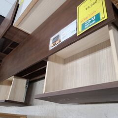 J1434【リユースのサカイ柏店】NITORI　ニトリ　ローボード　レシェンテ　150LB MBR　ミドルブラウン　クリーニング済　参考価格24,990円の画像