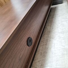 J1434【リユースのサカイ柏店】NITORI　ニトリ　ローボード　レシェンテ　150LB MBR　ミドルブラウン　クリーニング済　参考価格24,990円の画像