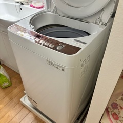 交渉中につきいったん募集取り下げます。洗濯機あげます。SHARP ES-T712 の画像