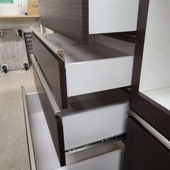 J1436【リユースのサカイ柏店】NITORI　ニトリ　キッチンカウンター ZORO-160CT-DBR　クリーニング済の画像
