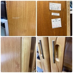 ニトリ　食器棚　本棚　リビング収納　木製　幅59×奥39×高184cm　リサイクルショップ　朝霞市　ケイラック朝霞田島店　志木市　和光市　GM406の画像