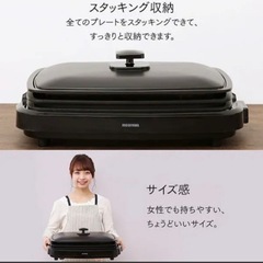 3枚組ホットプレートアイリスオオヤマ新品未開封の画像