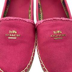 186005 COACH コーチ エスパドリーユ フラットシューズ 23 [1000027773429]の画像