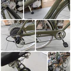 J056 ★多少の小キズ使用感★軽快スポーツ自転車★INNOVATION FACTORY★6段★LEDオート★27インチの画像