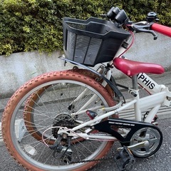 【受付終了】子ども用折りたたみ可能自転車　マウンテンバイク　22インチの画像