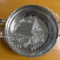 ステンレス両手鍋の画像