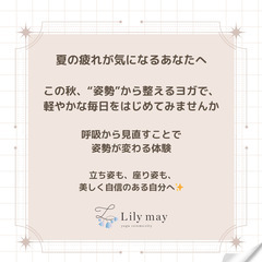 姿勢美人ヨガ～呼吸で整える、私のキレイ習慣～の画像