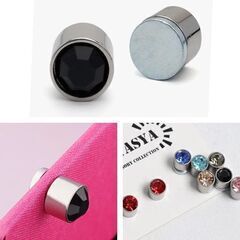 マグネットピアス（新品）ブラックの画像