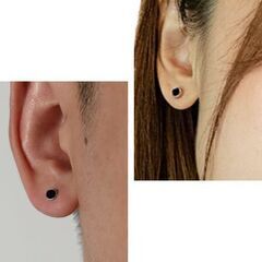 マグネットピアス（新品）ブラックの画像