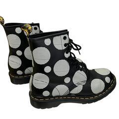 186000 Dr.Martens ドクターマーチン ブーツ ポルカドット 26876  25 黒 ユニセックス [1000025401409]の画像