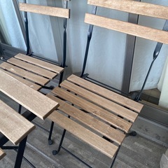 【売却決定】IKEA 折りたたみダイニングセットの画像