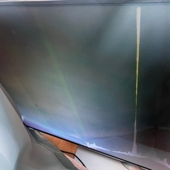 液晶画面が壊れたテレビの画像