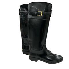186000 RALPH LAUREN ラルフローレン ローレンラルフローレン レインブーツ ブラック レディース [1000027757474]の画像