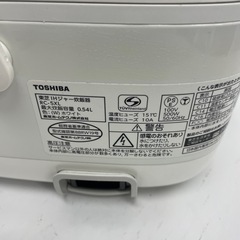 TOSHIBA IHジャー炊飯器　2018年製　　RC-75XLの画像
