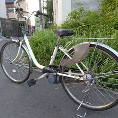パナソニック　２６インチの自転車です。後タイヤ新品交換済みです。の画像