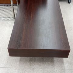 ★リユースのサカイ高崎店★TJ12688  ローテーブル ブラウン H28.5×D60×W120 クリーニング済みの画像