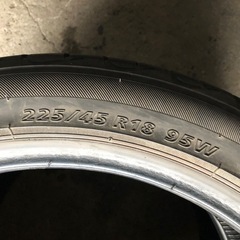 BS プレイズ 225/45r18 夏 2本の画像