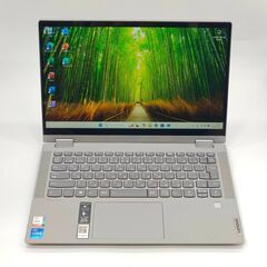 タッチパネル バッテリー◎ フルHD 14 レノボ ノートPC ideapad flex5 14ITL05 Core i7-1165G7 windows11 home 16GB SSD512GB  カメラあり オフィス (C083)の画像