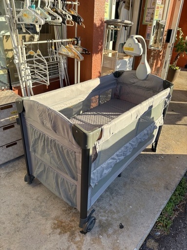 ベビーベッド】【ココネル】【アップリカ】クリーニング済み【管理番号