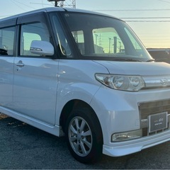 【支払総額11.8万円】人気のパール内外装良好タントカスタム車検令和9年9月機関良好 フルセグTV 激安ハイトワゴン！の画像