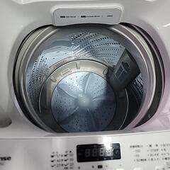【美品】Hisense ハイセンス 全自動電気洗濯機 7.5kg HW-G75C 2024年製
の画像