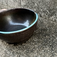 メダカ鉢　焼き物の画像