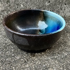 メダカ鉢　焼き物の画像
