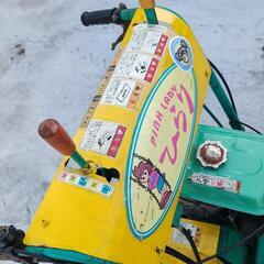 運搬車 筑水キャニコム 手動ダンプ クローラー最大3馬力　動画ありの画像