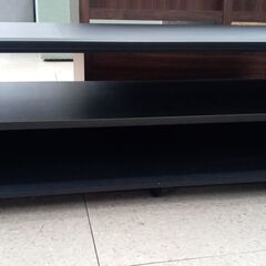 ★リユースのサカイ高崎店★TJ12713  テレビ台 黒 H35×D43×W100 クリーニング済みの画像